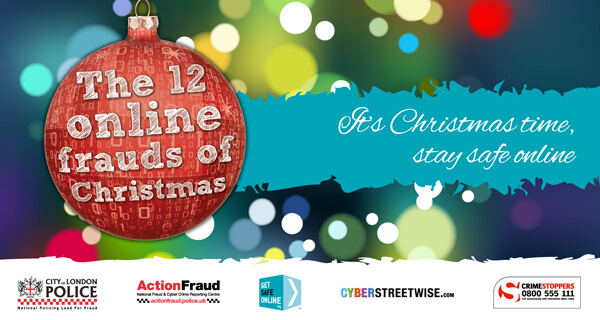 12 Online Frauds of Christmas banner