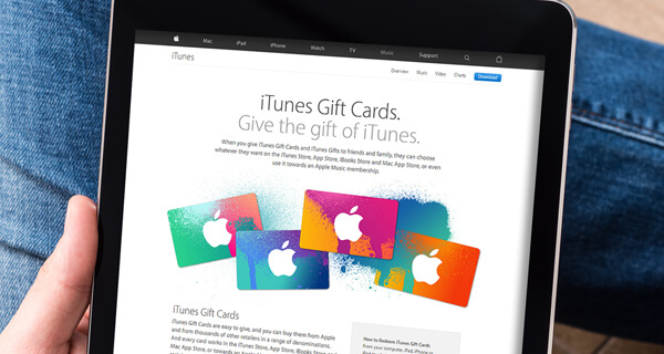 iTunes gift cards