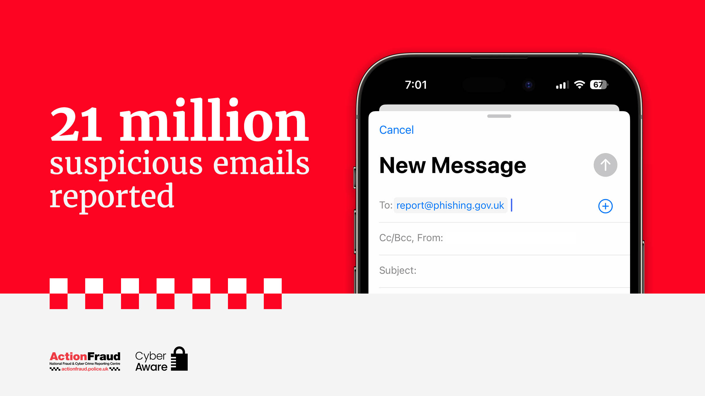 21 million scam emails reported by the public